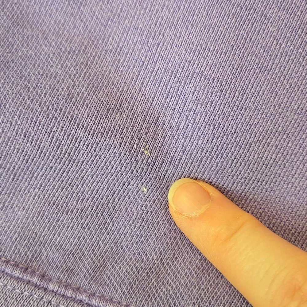 Comfort Colors Kansas State Purple/White Sweatshirt, Womens 2XL, Great Condition - Picture 8 of 11